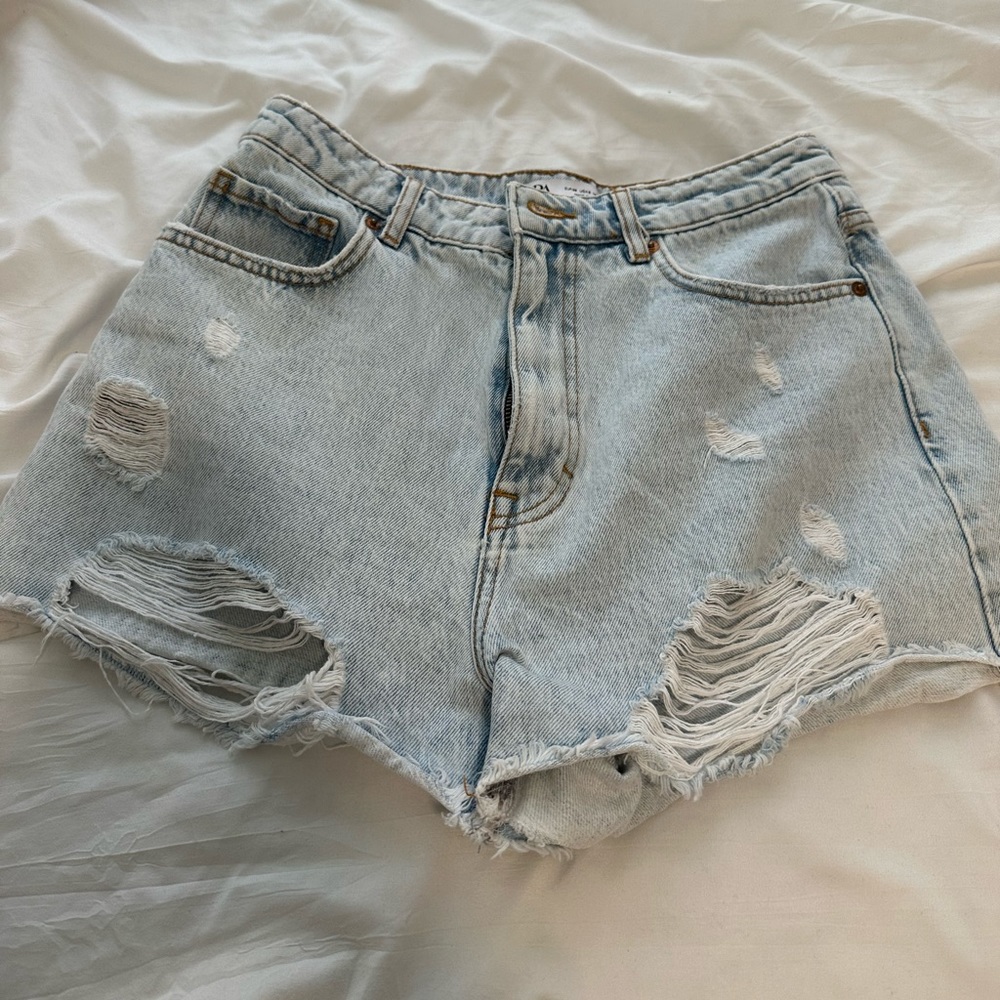 Zara denim shorts